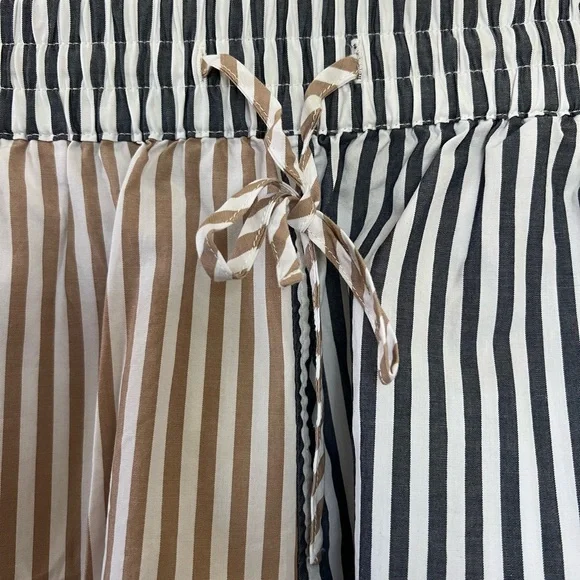 Brixton Black and White Striped Shorts - Picture 4 of 6